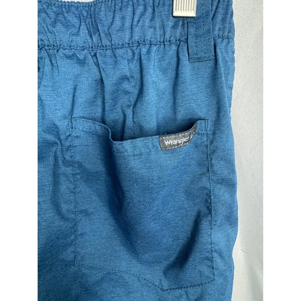 Wrangler ATG Boys Blue Outdoor Cargo Shorts XL 14/16 Adjustable Belt 4TYBWDT